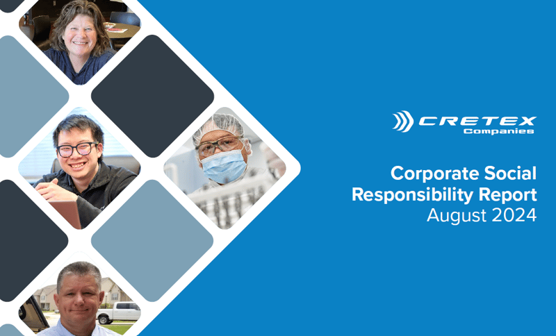 Cretex Corporate Social Responsibility Report  2024 - Cover Image