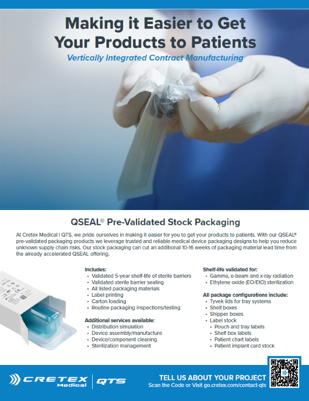 QSEAL Pre-Validated Stock Package Sell Sheet Thumbnail